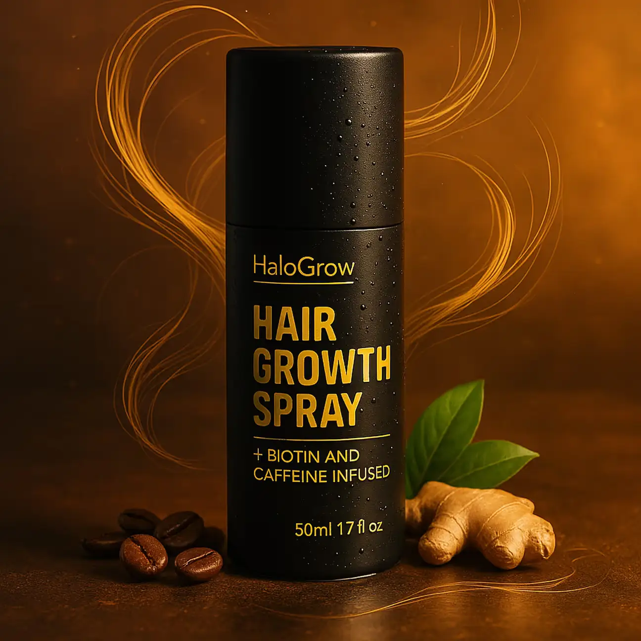 HaloGrow hair spray for targeted scalp and hair care